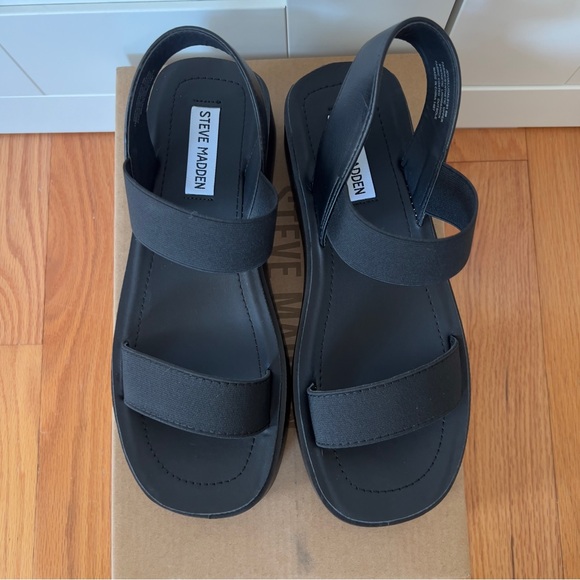 Steve Madden Shoes - Steve Madden Jovial Black Platform Sandals